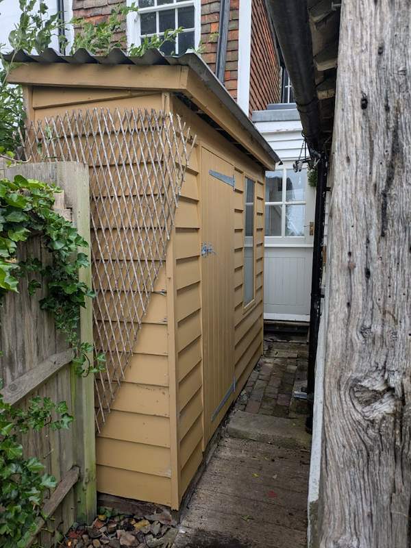 Bespoke timber garden shed